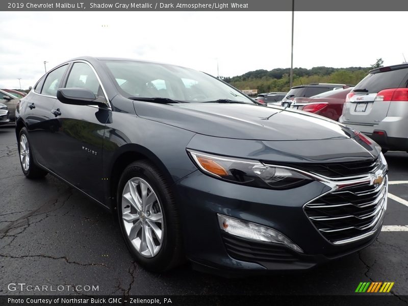 Shadow Gray Metallic / Dark Atmosphere/Light Wheat 2019 Chevrolet Malibu LT