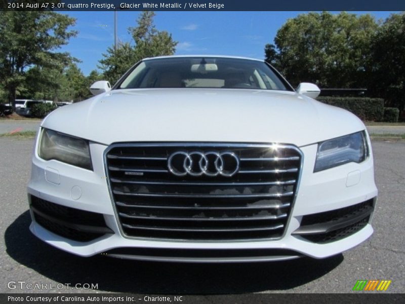 Glacier White Metallic / Velvet Beige 2014 Audi A7 3.0T quattro Prestige
