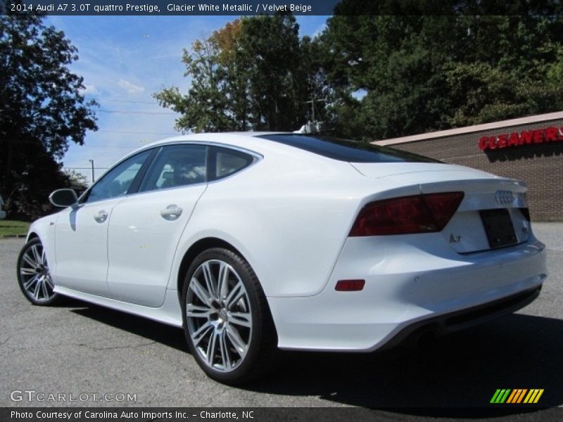 Glacier White Metallic / Velvet Beige 2014 Audi A7 3.0T quattro Prestige