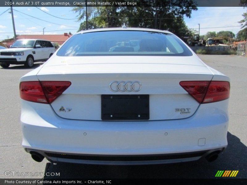 Glacier White Metallic / Velvet Beige 2014 Audi A7 3.0T quattro Prestige