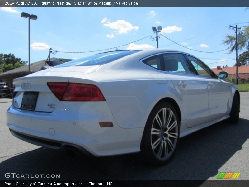 Glacier White Metallic / Velvet Beige 2014 Audi A7 3.0T quattro Prestige