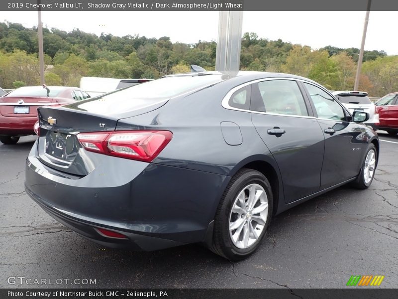 Shadow Gray Metallic / Dark Atmosphere/Light Wheat 2019 Chevrolet Malibu LT