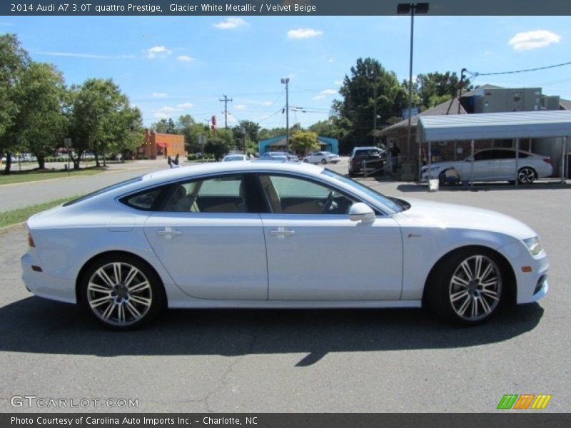 Glacier White Metallic / Velvet Beige 2014 Audi A7 3.0T quattro Prestige