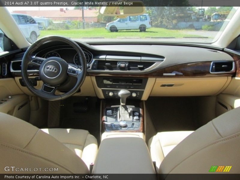 Glacier White Metallic / Velvet Beige 2014 Audi A7 3.0T quattro Prestige