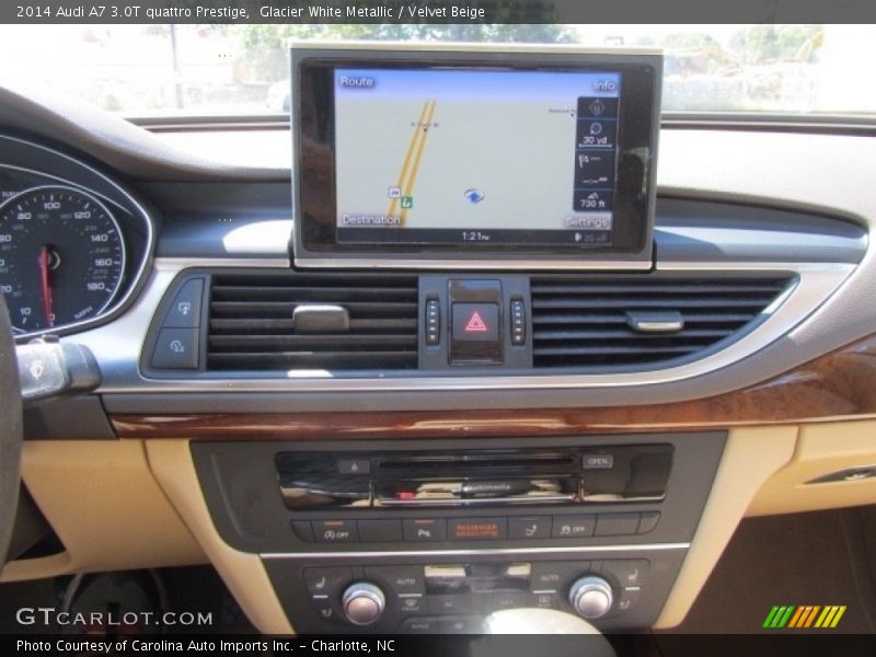 Glacier White Metallic / Velvet Beige 2014 Audi A7 3.0T quattro Prestige