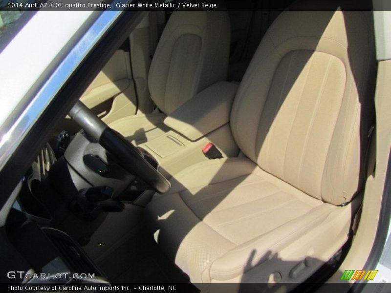 Glacier White Metallic / Velvet Beige 2014 Audi A7 3.0T quattro Prestige