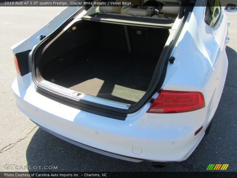 Glacier White Metallic / Velvet Beige 2014 Audi A7 3.0T quattro Prestige