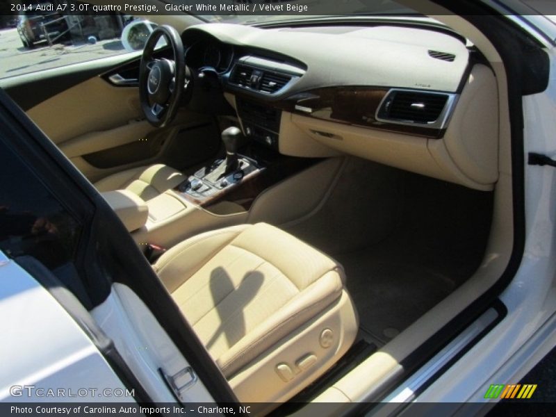 Glacier White Metallic / Velvet Beige 2014 Audi A7 3.0T quattro Prestige