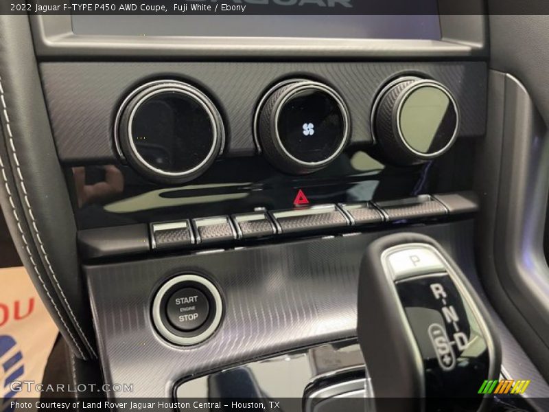 Controls of 2022 F-TYPE P450 AWD Coupe