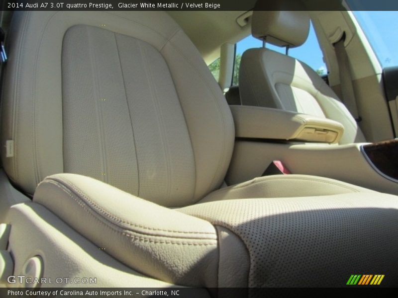 Glacier White Metallic / Velvet Beige 2014 Audi A7 3.0T quattro Prestige