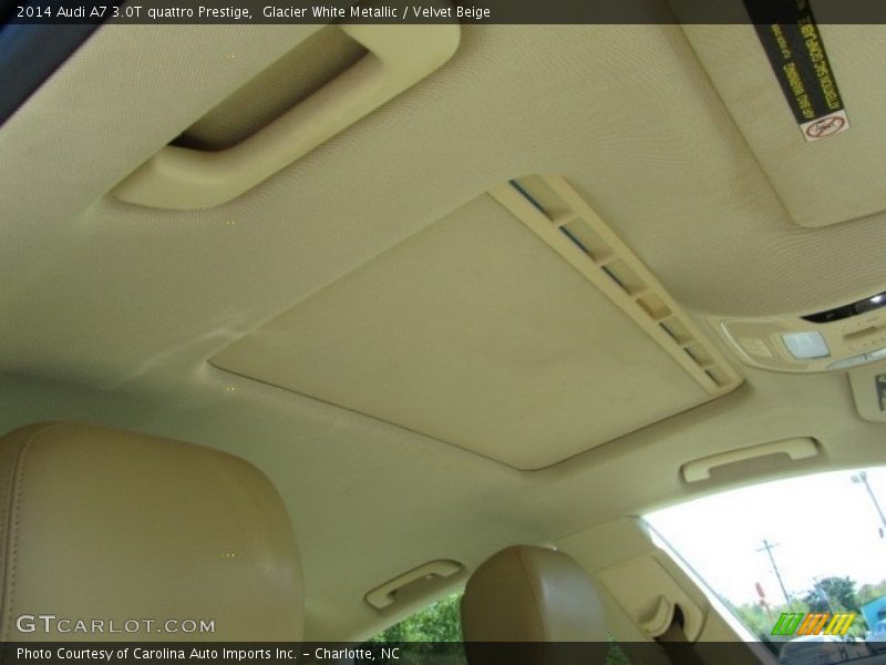 Glacier White Metallic / Velvet Beige 2014 Audi A7 3.0T quattro Prestige
