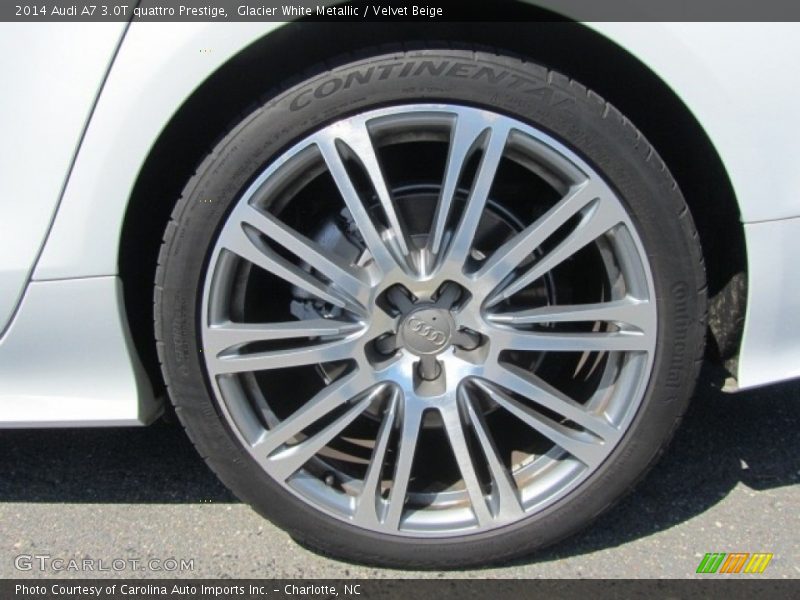 Glacier White Metallic / Velvet Beige 2014 Audi A7 3.0T quattro Prestige