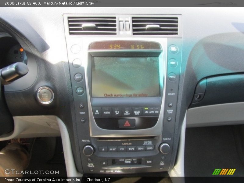 Mercury Metallic / Light Gray 2008 Lexus GS 460