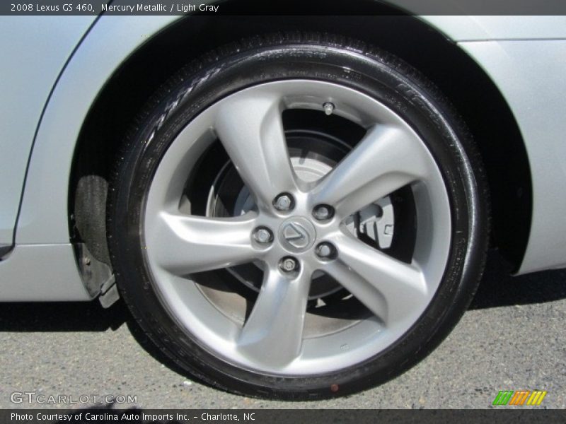 Mercury Metallic / Light Gray 2008 Lexus GS 460