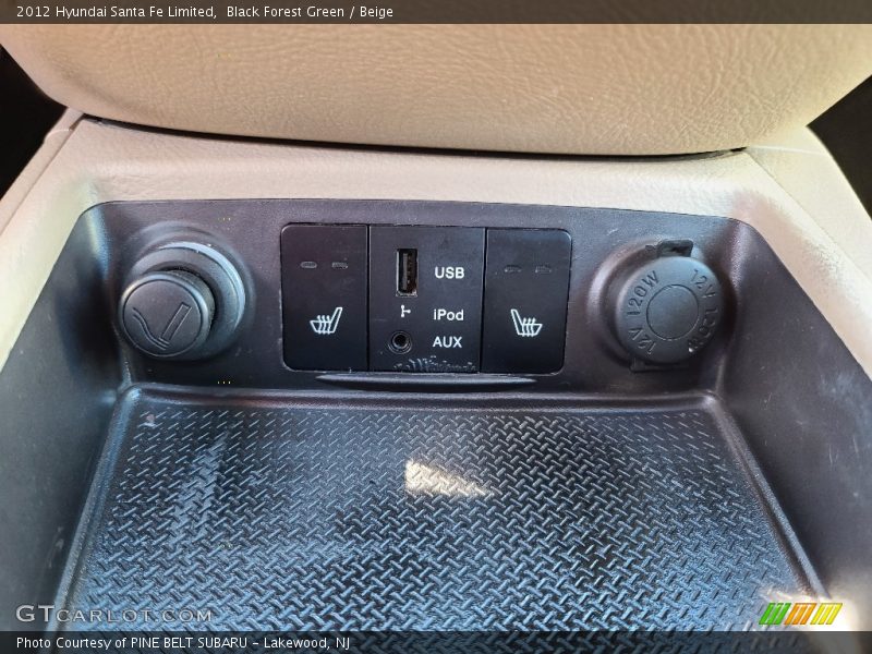 Black Forest Green / Beige 2012 Hyundai Santa Fe Limited