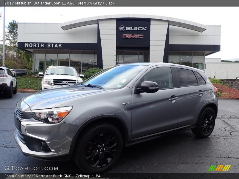 Mercury Gray / Black 2017 Mitsubishi Outlander Sport LE AWC