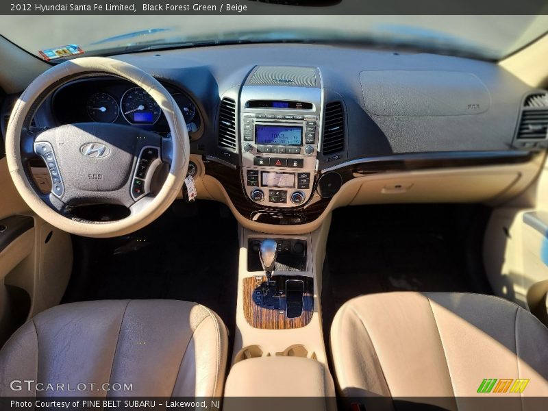 Black Forest Green / Beige 2012 Hyundai Santa Fe Limited