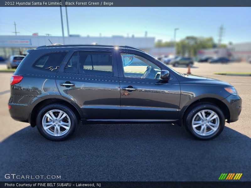 Black Forest Green / Beige 2012 Hyundai Santa Fe Limited