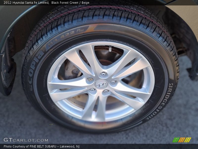 Black Forest Green / Beige 2012 Hyundai Santa Fe Limited