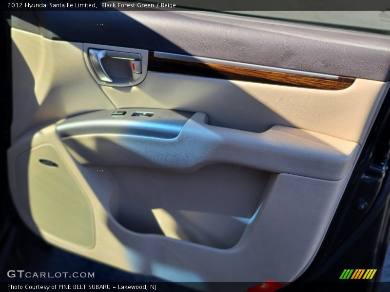 Black Forest Green / Beige 2012 Hyundai Santa Fe Limited