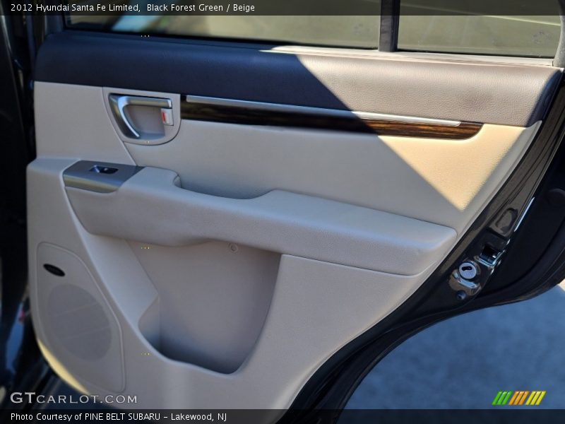 Black Forest Green / Beige 2012 Hyundai Santa Fe Limited