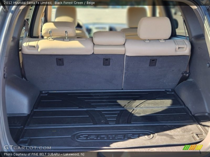 Black Forest Green / Beige 2012 Hyundai Santa Fe Limited
