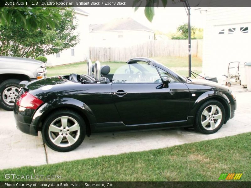 Brilliant Black / Ebony Black 2001 Audi TT 1.8T quattro Roadster