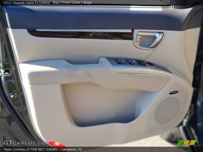 Black Forest Green / Beige 2012 Hyundai Santa Fe Limited