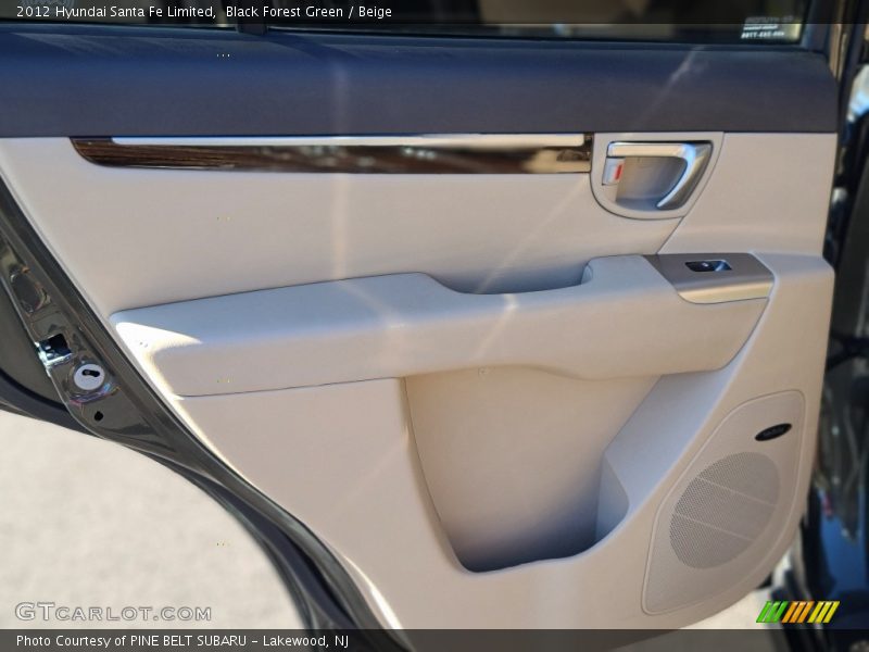 Black Forest Green / Beige 2012 Hyundai Santa Fe Limited