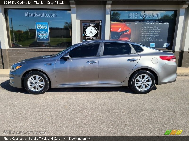 Titanium Gray / Black 2016 Kia Optima LX