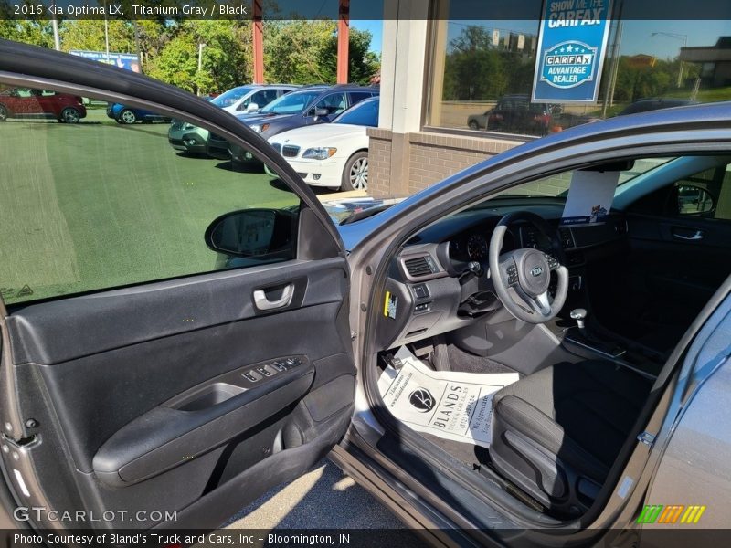 Titanium Gray / Black 2016 Kia Optima LX
