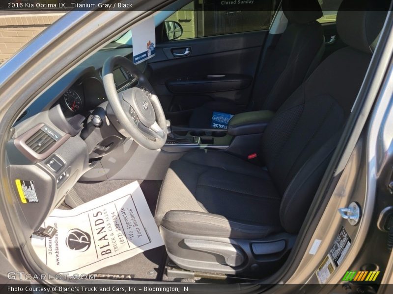 Titanium Gray / Black 2016 Kia Optima LX