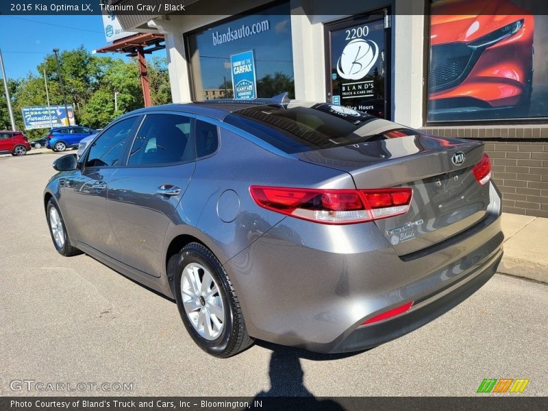 Titanium Gray / Black 2016 Kia Optima LX