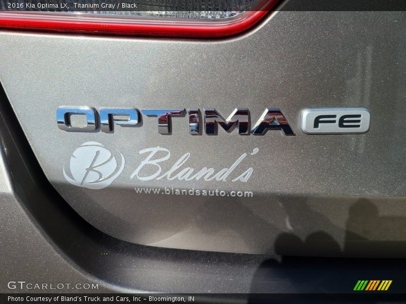 Titanium Gray / Black 2016 Kia Optima LX