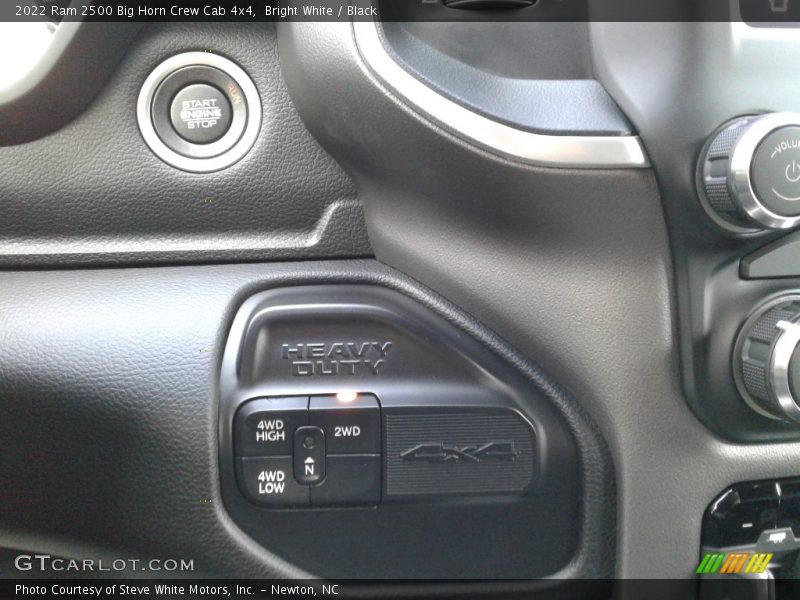 Controls of 2022 2500 Big Horn Crew Cab 4x4
