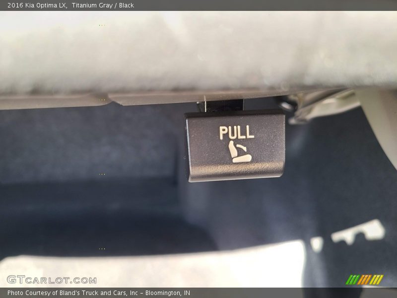 Titanium Gray / Black 2016 Kia Optima LX