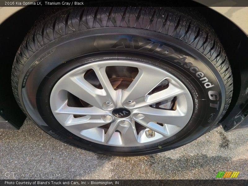 Titanium Gray / Black 2016 Kia Optima LX