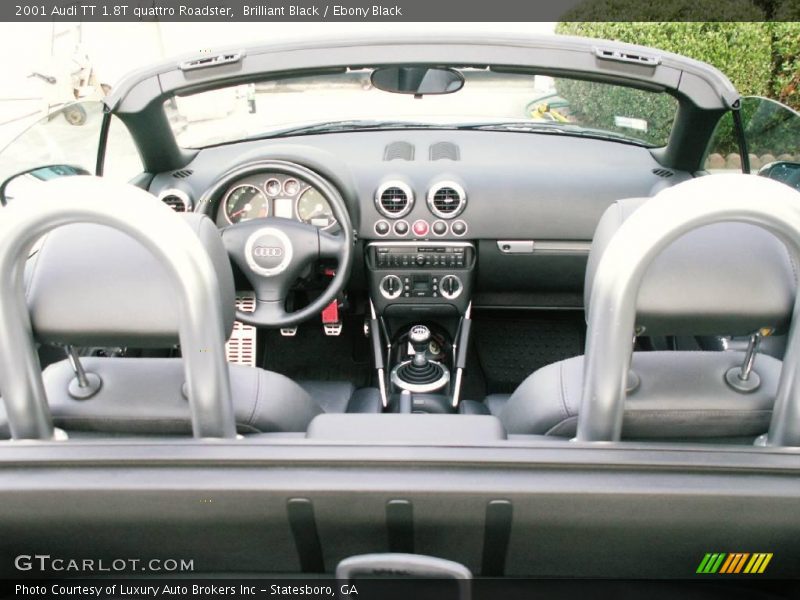Brilliant Black / Ebony Black 2001 Audi TT 1.8T quattro Roadster