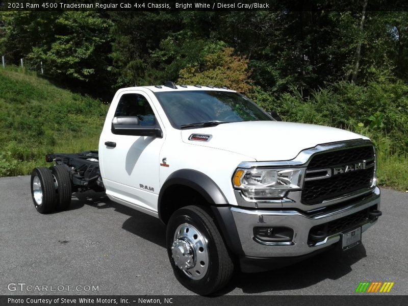 Bright White / Diesel Gray/Black 2021 Ram 4500 Tradesman Regular Cab 4x4 Chassis