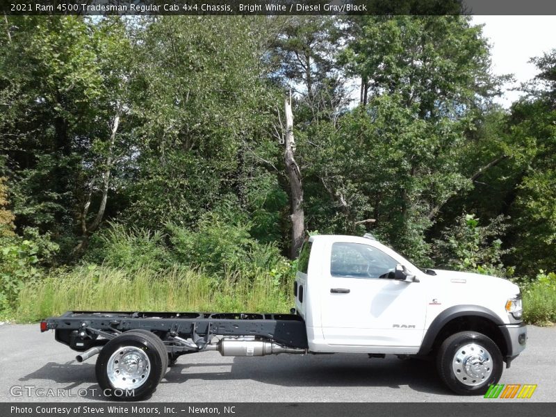 Bright White / Diesel Gray/Black 2021 Ram 4500 Tradesman Regular Cab 4x4 Chassis