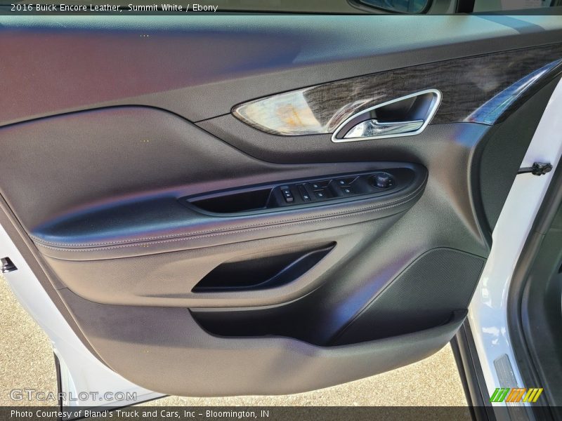 Summit White / Ebony 2016 Buick Encore Leather