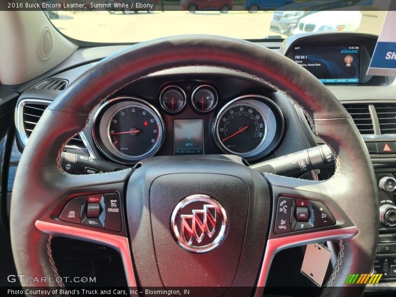 Summit White / Ebony 2016 Buick Encore Leather