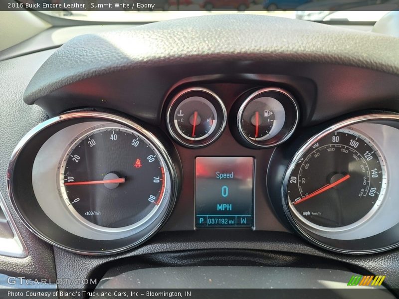 Summit White / Ebony 2016 Buick Encore Leather