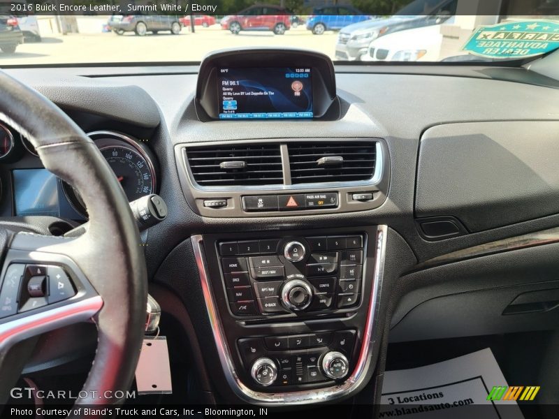 Summit White / Ebony 2016 Buick Encore Leather