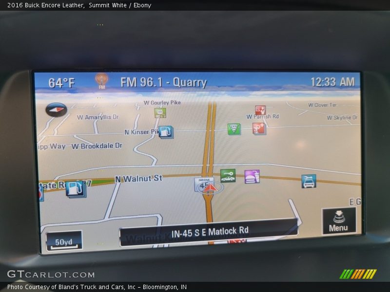 Summit White / Ebony 2016 Buick Encore Leather