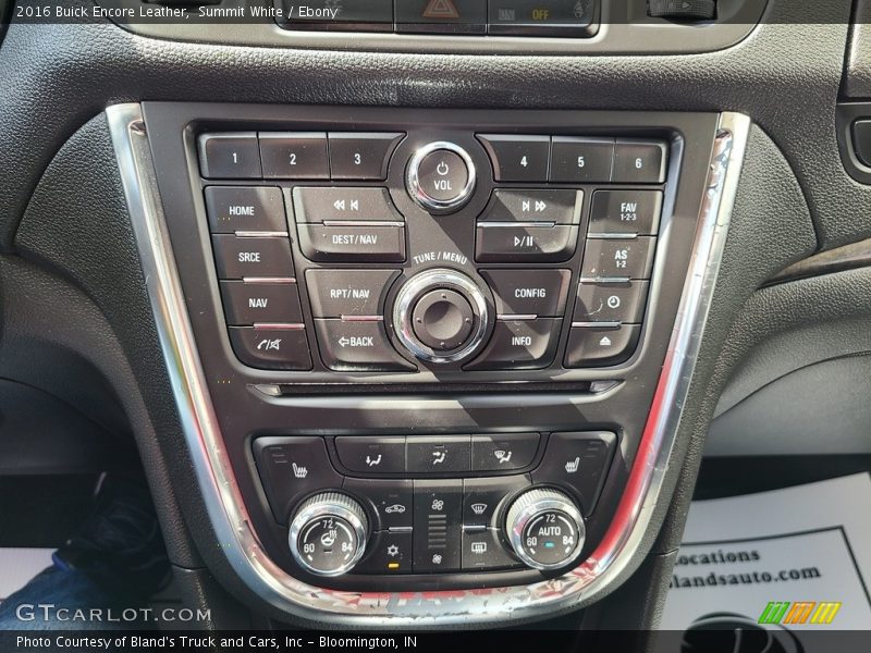Summit White / Ebony 2016 Buick Encore Leather