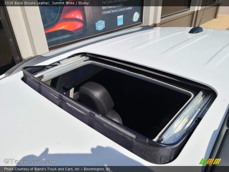 Summit White / Ebony 2016 Buick Encore Leather