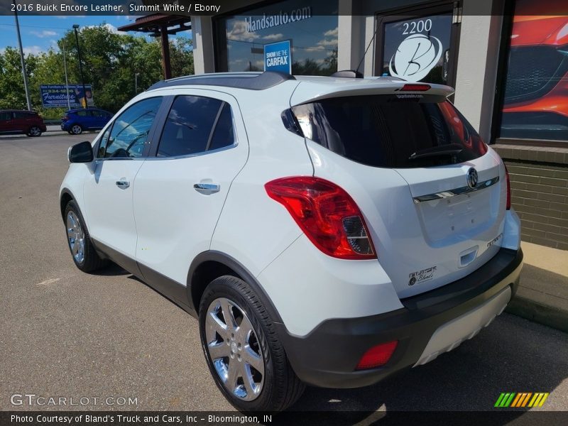 Summit White / Ebony 2016 Buick Encore Leather