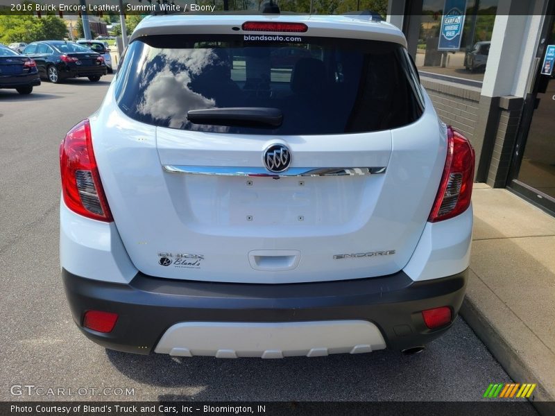 Summit White / Ebony 2016 Buick Encore Leather
