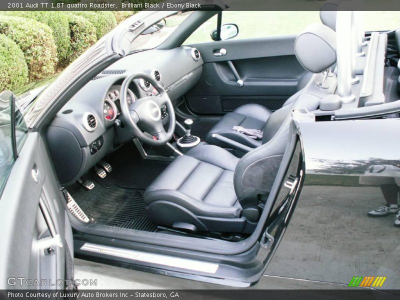 Brilliant Black / Ebony Black 2001 Audi TT 1.8T quattro Roadster